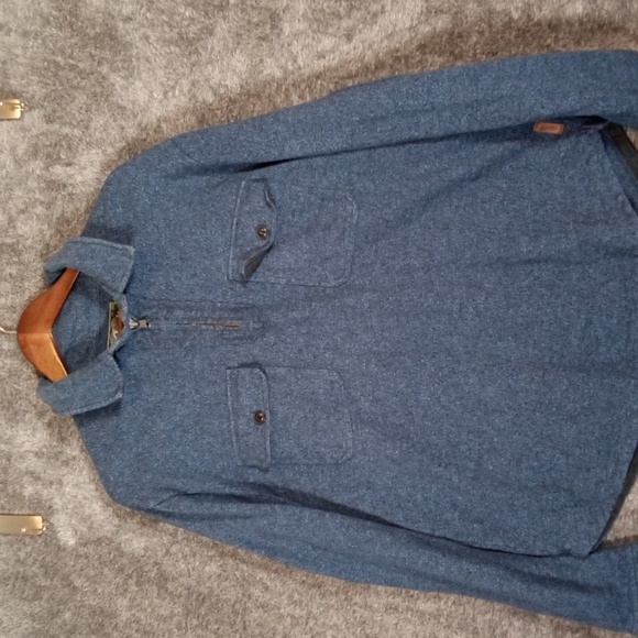 Roots Canada Sporting Goods 1/4 Zip Pullover Sweater Mens XL/TG - Picture 2 of 10